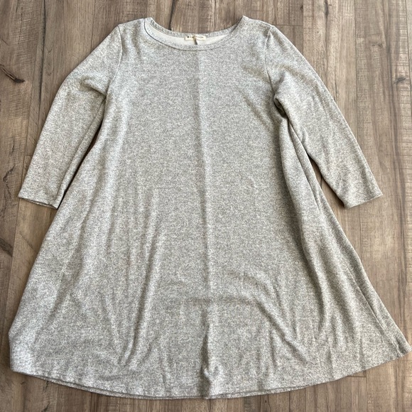 Riah Fashion Dresses & Skirts - Women’s winter dress - grey - L. With pockets!!